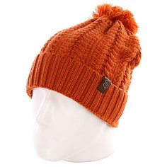 Шапка с помпоном женская Harrison Annabel Beanies Brown