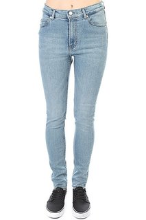 Джинсы узкие женские Cheap Monday Second Skin Stonewash Blue