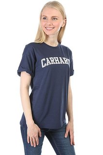 Футболка женская Carhartt WIP Carrie Yale Blue/White