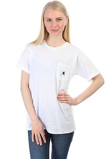 Футболка женская Carhartt WIP Carrie Pocket White