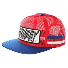 Бейсболка с сеткой Stussy Bmx Trucker Cap Red