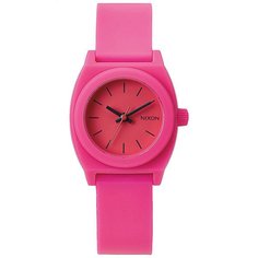 Кварцевые часы женский Nixon Small Time Teller Hot Pink