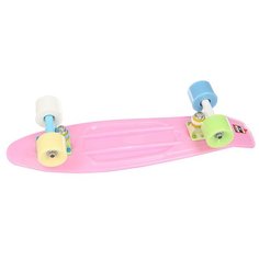 Скейт мини круизер Пластборд Barberry Pink 6 x 22.5 (57.2 см) Пластборды