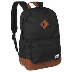 Рюкзак городской Herschel Heritage Black/Tan Synthetic Leather
