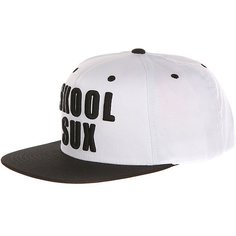 Бейсболка с прямым козырьком Neff Wordplay Cap White