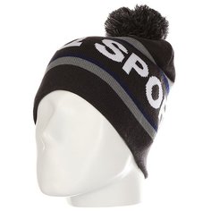 Шапка Le Coq Sportif Pompon Beanie Dark Heather Grey