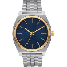Кварцевые часы Nixon Time Teller Gold/Blue Sunray