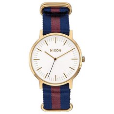 Кварцевые часы Nixon Porter Nylon Gold/White/Red