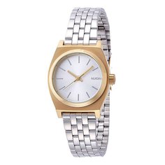 Часы женские Nixon Small Time Teller Gold/Silver