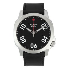 Часы Nixon Ranger 45 Leather Black/Red