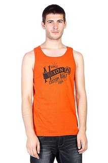 Майка Nixon Wind Up Mock Twist Tank Orange