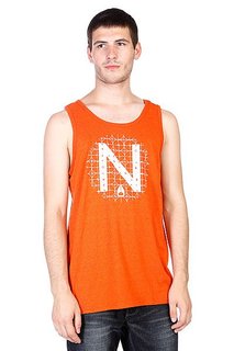 Майка Nixon Solo Mock Twist Tank Orange