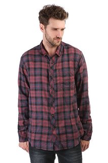 Рубашка в клетку Billabong Fremont Flannel Red Heather