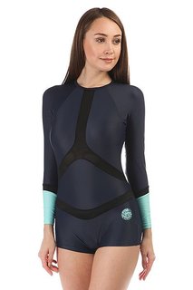 Гидрокостюм (Комбинезон) женский Rip Curl Long Sleeve Boyleg Uv Surf Suit Blue