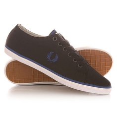 Кеды кроссовки низкие Fred Perry Kingston Twill Black/Blue