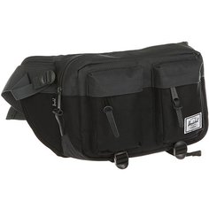 Сумка поясная Herschel Eighteen Black/Dark Shadow