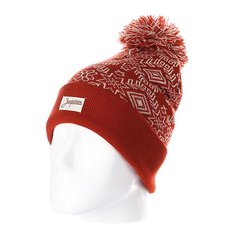 Шапка с помпоном Запорожец Carpatians Beanies Red