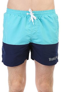 Шорты пляжные TrueSpin Basics Swim Shorts Light Blue/Navy