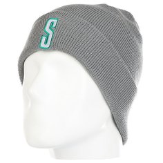 Шапка Fred Perry Vintage S Cuff Beanie Grey