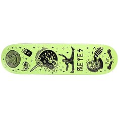 Дека для скейтборда для скейтборда Creature Reyes Tanked Pro Black/Green 31.6 x 8 (20.3 см)