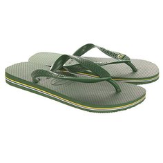 Вьетнамки Havaianas Brasil Green
