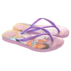 Вьетнамки детские Havaianas Sim Princess Deep purple/Multi