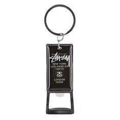 Брелок Stussy Stack Opener Keychain Black