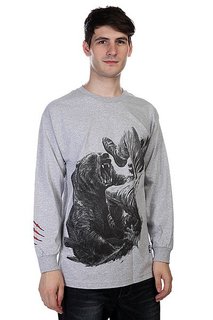 Лонгслив Grizzly Bear Encounter Tee Grey