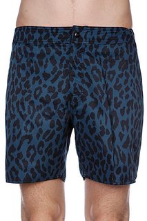 Пляжные мужские шорты Stussy Wildlife Trunk Short Dark Royal