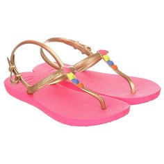 Сандалии детские Havaianas Freedom Pink/Gold