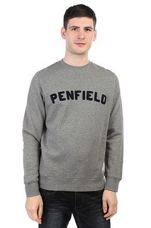 Толстовка свитшот Penfield Brookport Sweat Grey