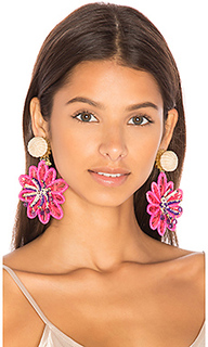 Pasionaria flower earrings - Mercedes Salazar