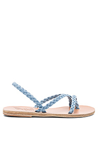 Yianna denim sandal - Ancient Greek Sandals