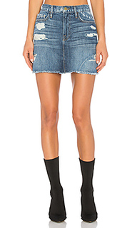 Le mini skirt fray edge - FRAME Denim