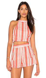 Stripe smocked crop top - Band of Gypsies