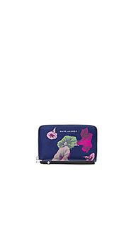 Saffiano morning glories zip phone wristlet - Marc Jacobs