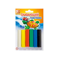 ЛУЧ Пластилин плавающий, 6цветов