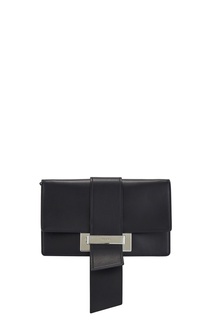 Кожаная сумка Metal Ribbon Prada