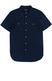 Рубашка из денима с короткими рукавами Polo Ralph Lauren