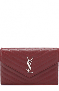 Сумка Monogram Envelope mini из стеганой кожи Saint Laurent
