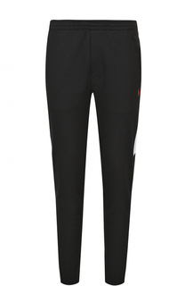 Хлопковые брюки прямого кроя с поясом на резинке и контрастной отделкой Polo Ralph Lauren