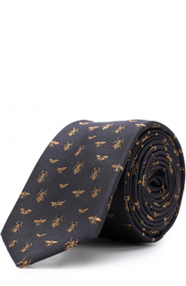 Шелковый галстук с вышивкой Valentino
