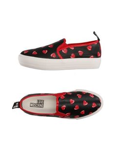 Низкие кеды и кроссовки Love Moschino