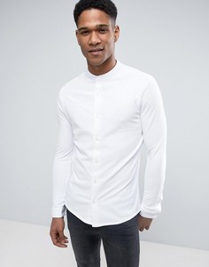 Премиум-рубашка слим с воротником на пуговицах Jack &amp; Jones - Белый