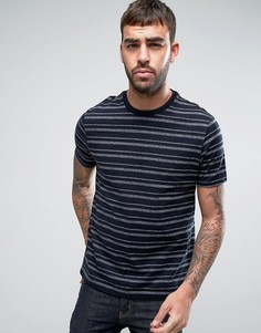 Футболка в полоску Burton Menswear - Темно-синий