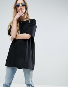 Oversize-футболка бойфренда ASOS - Черный