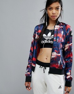 Бомбер adidas - Черный