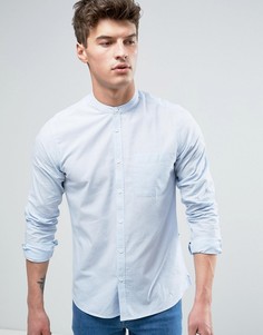 Рубашка классического кроя в полоску с воротником на пуговице Solid - Белый