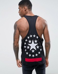 Спортивная майка с принтом Bando Forever - Черный Ban.Do