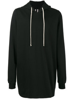 удлиненная толстовка с капюшоном Rick Owens